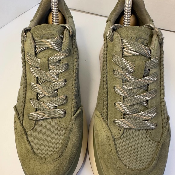 UGG Marin Logo Embossed Platform Sneaker in Burnt Olive - Picture 7 of 10